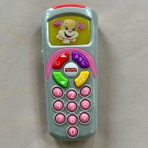 Fisher-Price Interactive Learning Remote - Gray and Pink